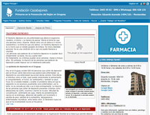 Tablet Screenshot of fundacioncazabajones.org